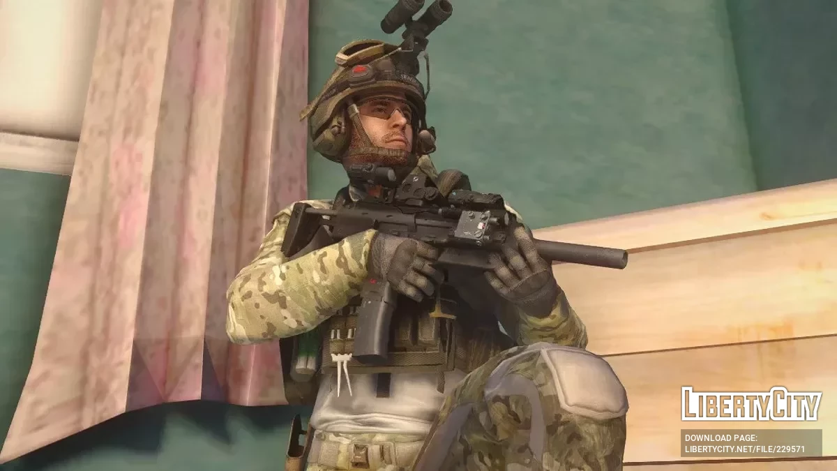 Germany HK MP7A1 PDW / GTA San Andreas