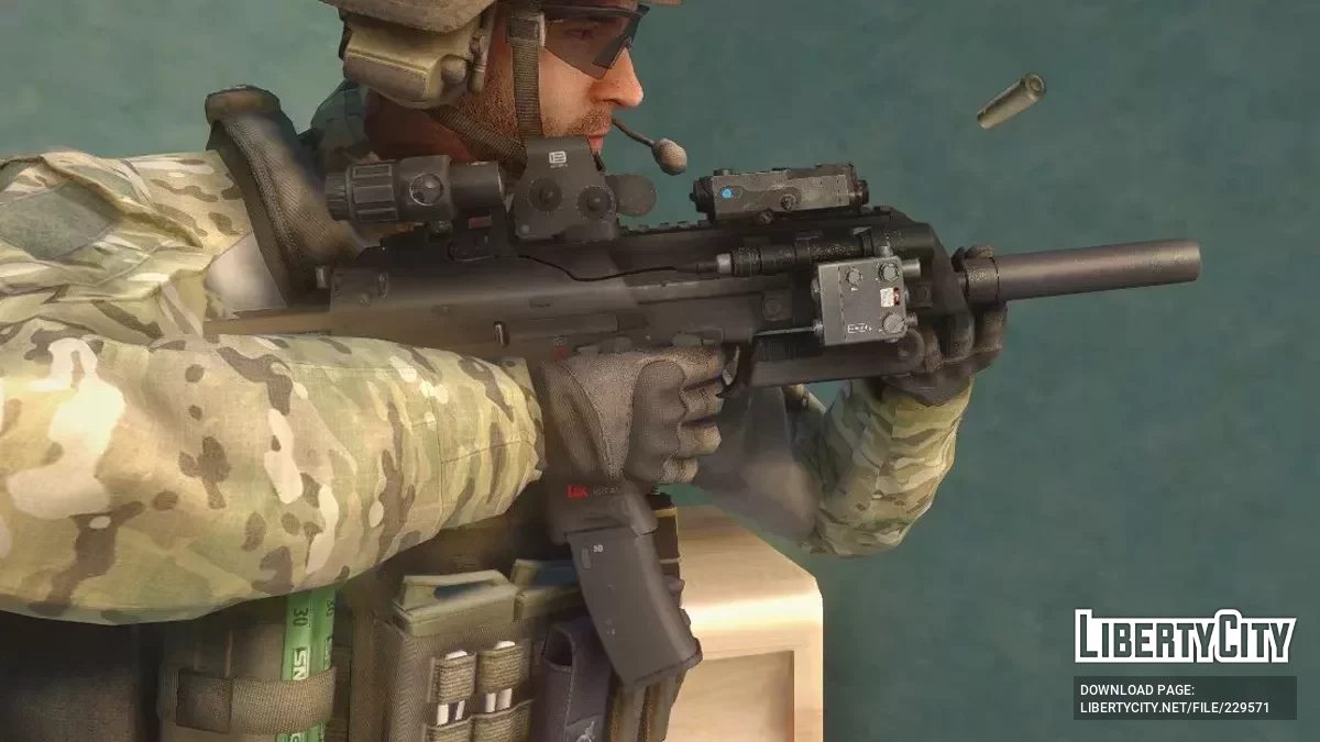 Germany HK MP7A1 PDW / GTA San Andreas