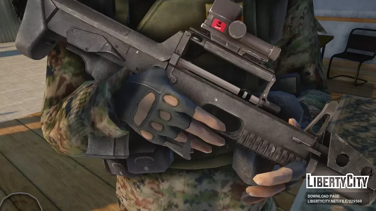 Russia A-91M Bullpup Assault Rifle / GTA San Andreas