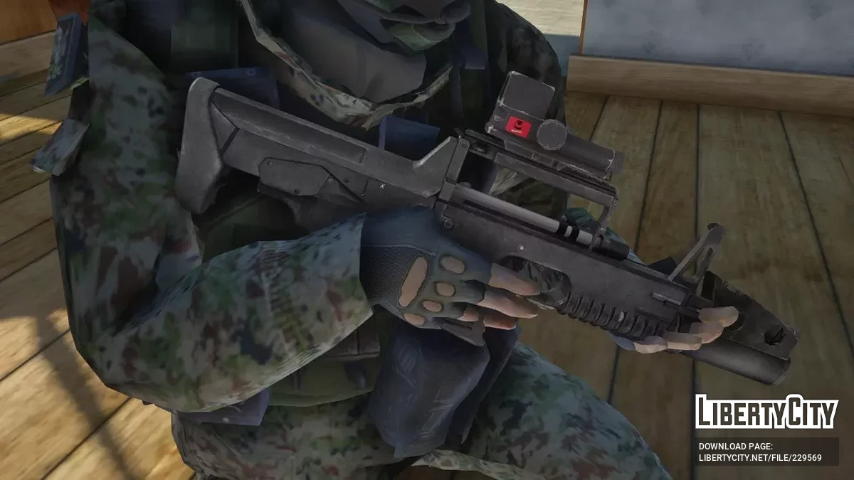 Russia A-91M Bullpup Assault Rifle / GTA San Andreas