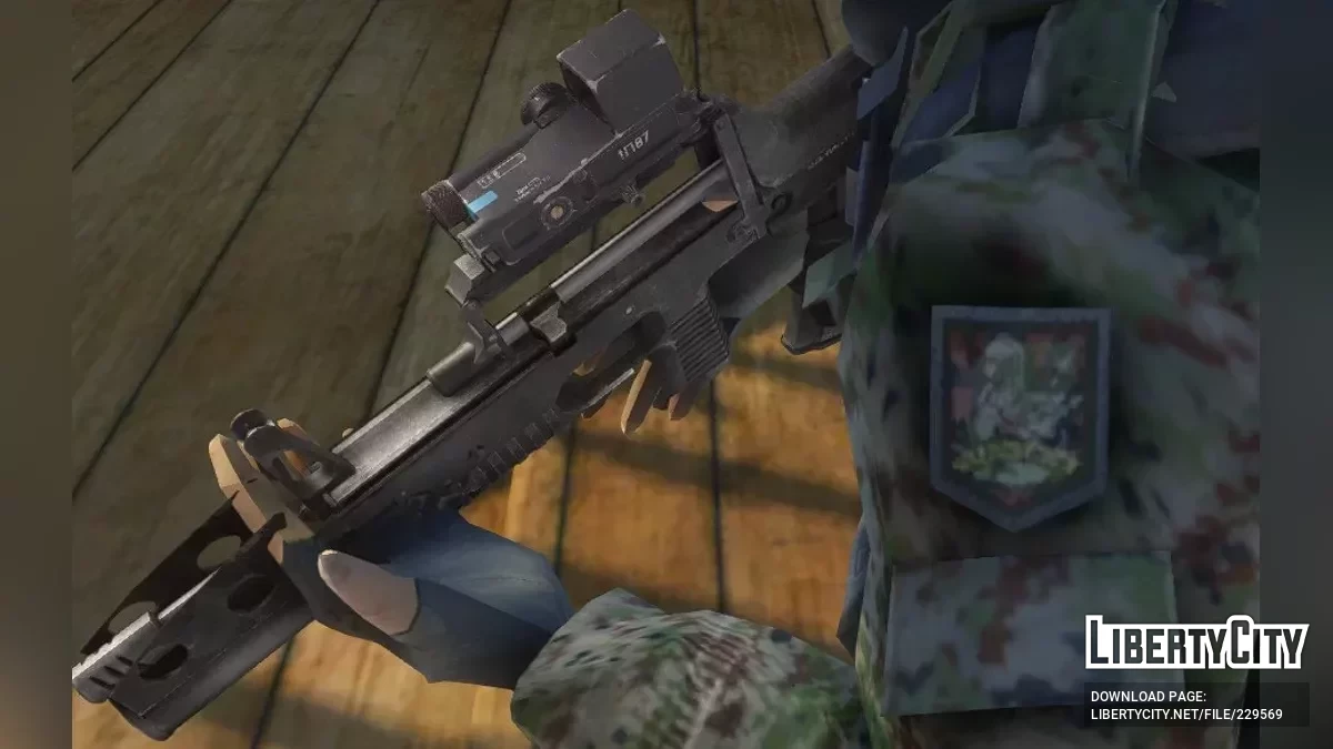Russia A-91M Bullpup Assault Rifle / GTA San Andreas