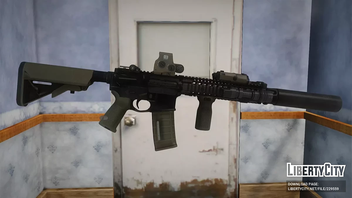 USA MK-18 MOD1 Carbine Rifle / GTA San Andreas