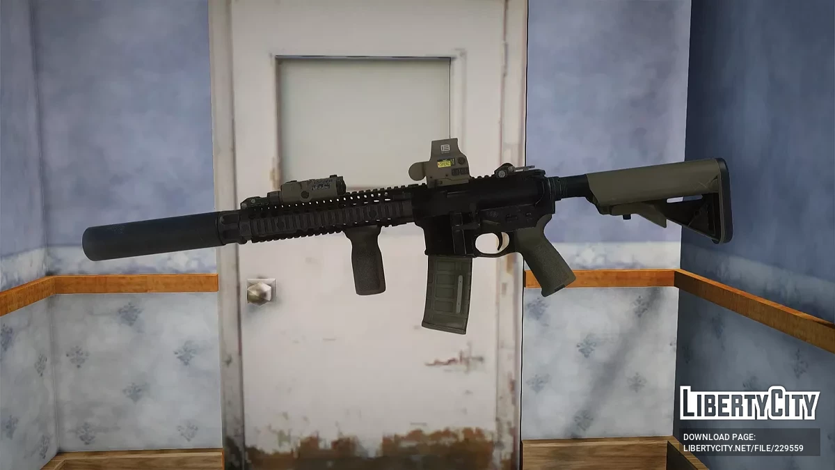 USA MK-18 MOD1 Carbine Rifle / GTA San Andreas