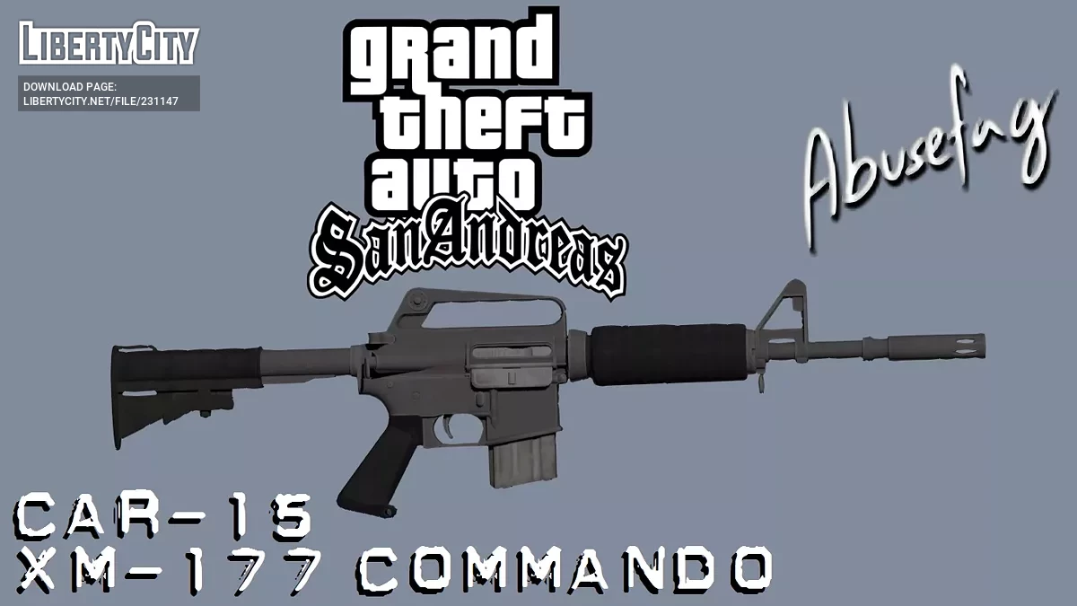 CAR-15 XM-177 Commando / GTA San Andreas