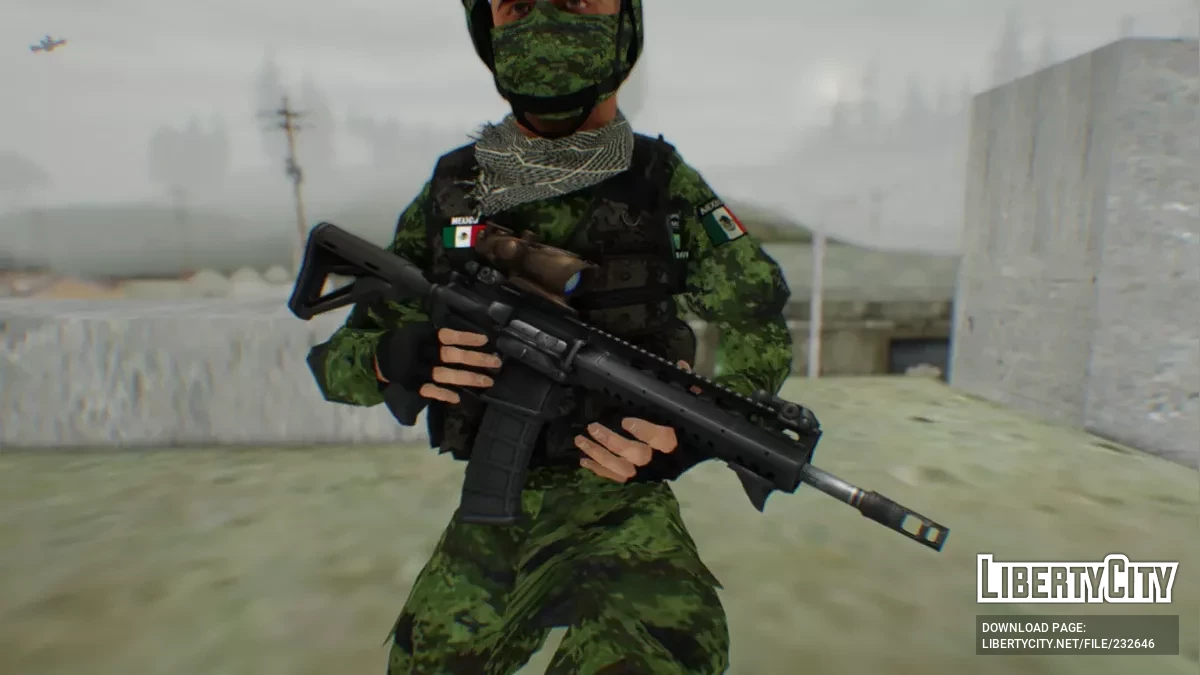 Сборник оружия армии и спецназа разных стран мира / GTA San Andreas