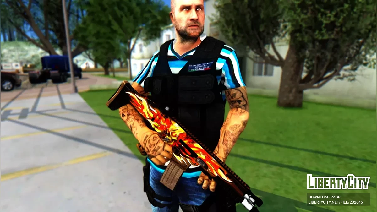 Сборник оружия мексиканского картеля v3 / GTA San Andreas