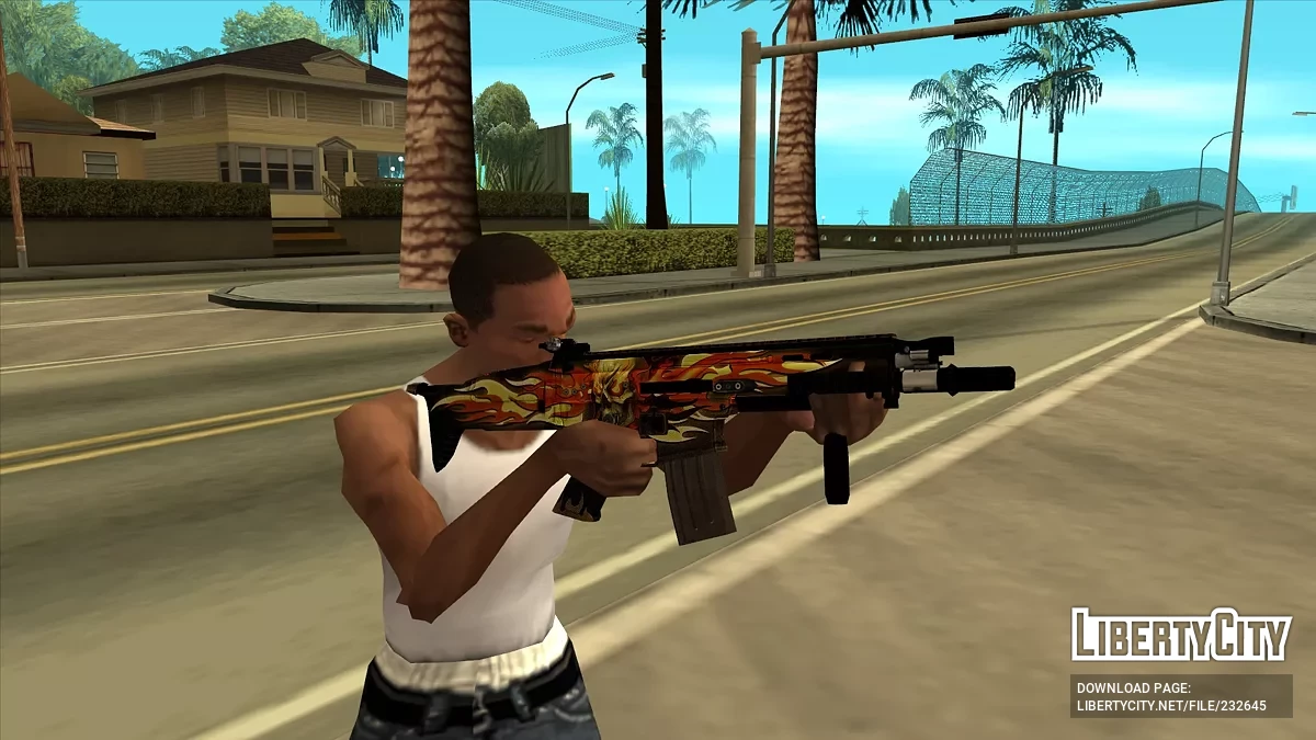 Сборник оружия мексиканского картеля v3 / GTA San Andreas