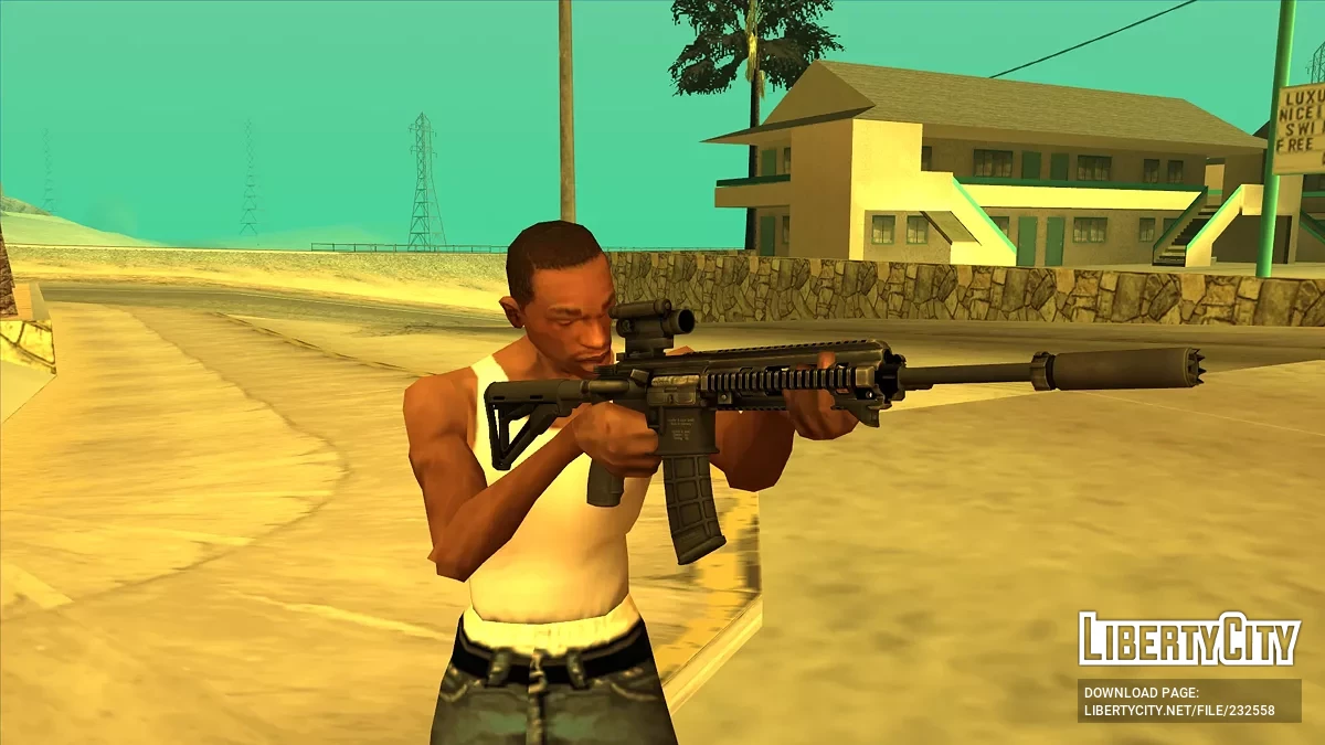 Сборник оружия мексиканского картеля / GTA San Andreas