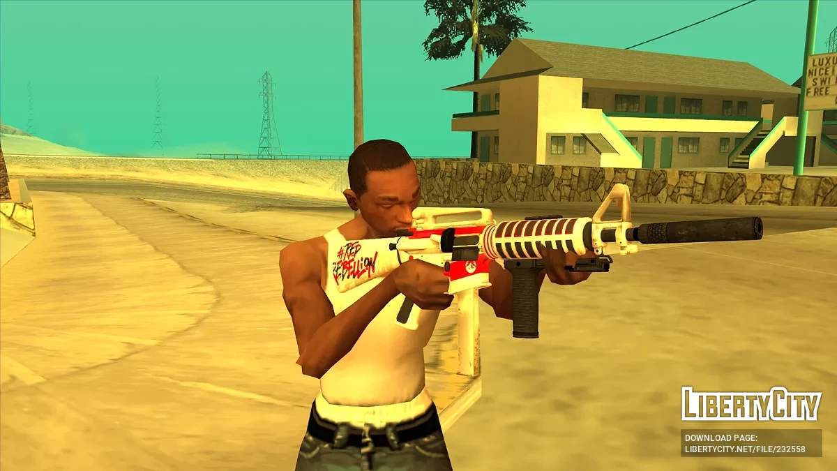 Сборник оружия мексиканского картеля / GTA San Andreas