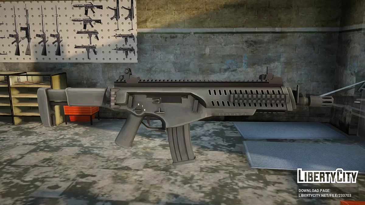 Futuro Assault Rifle из TF2 / GTA San Andreas