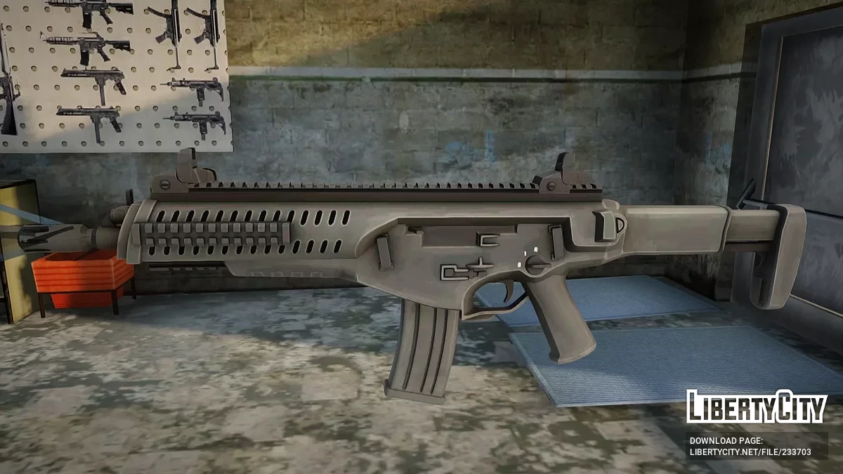 Futuro Assault Rifle из TF2 / GTA San Andreas