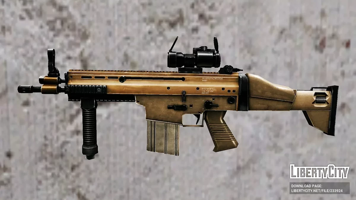 SCAR-H из CrossFire / GTA San Andreas