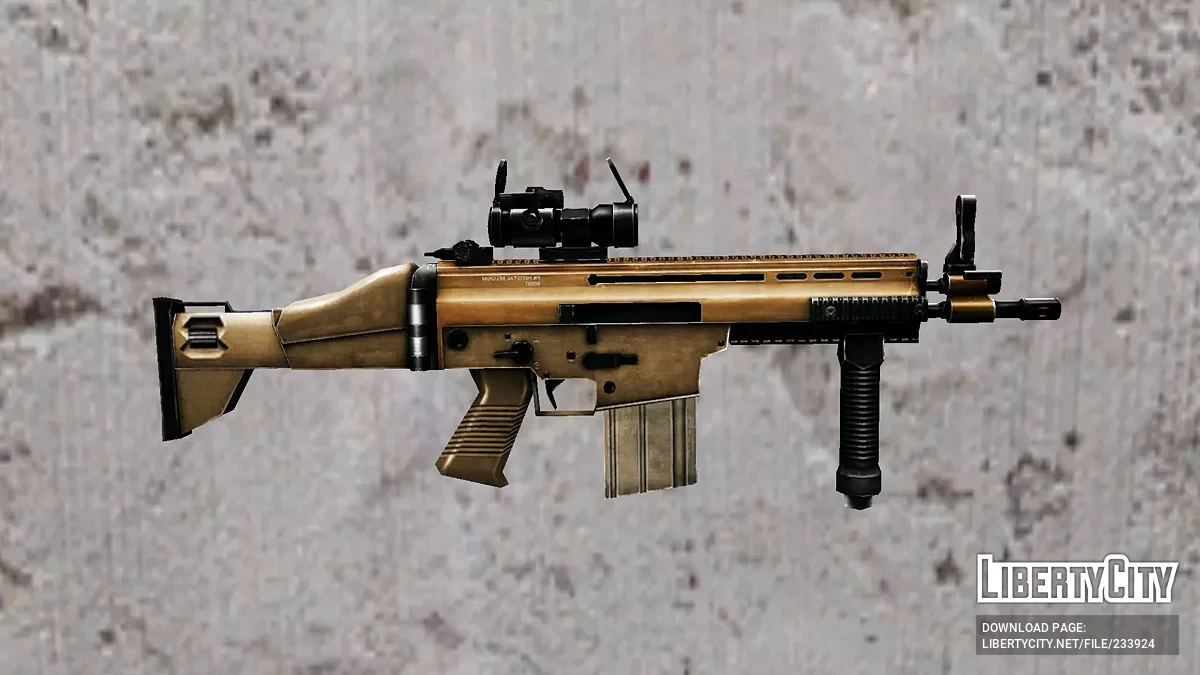 SCAR-H из CrossFire / GTA San Andreas