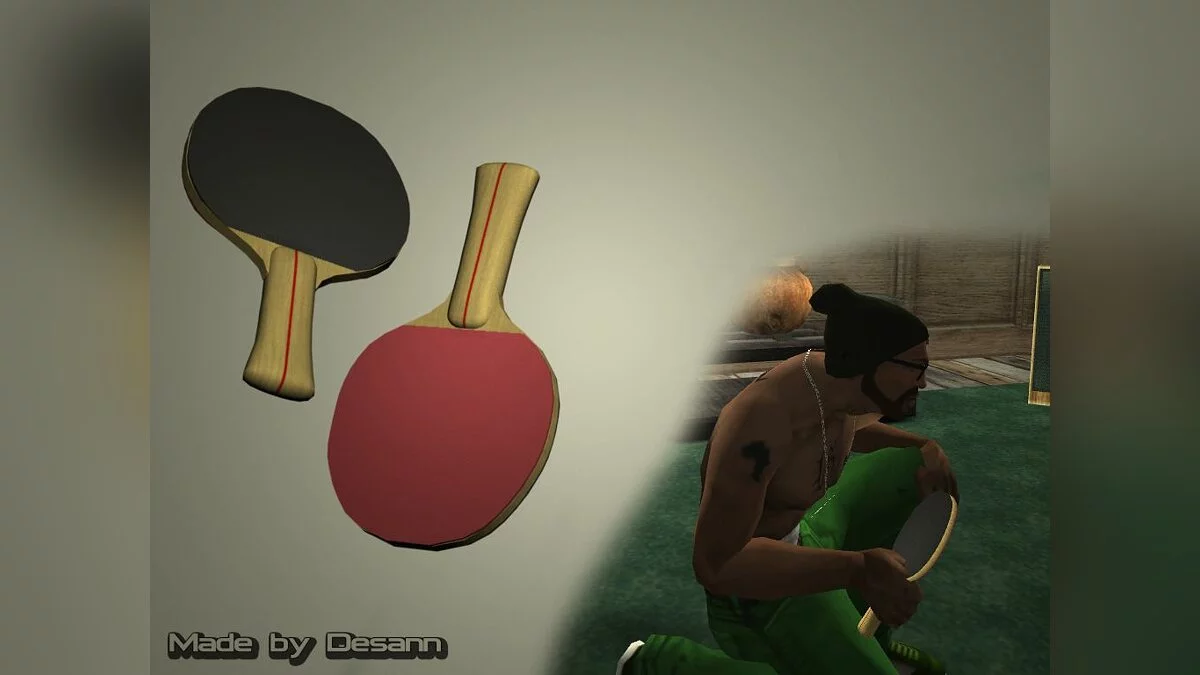 Ракетка для настольного тенниса / GTA San Andreas
