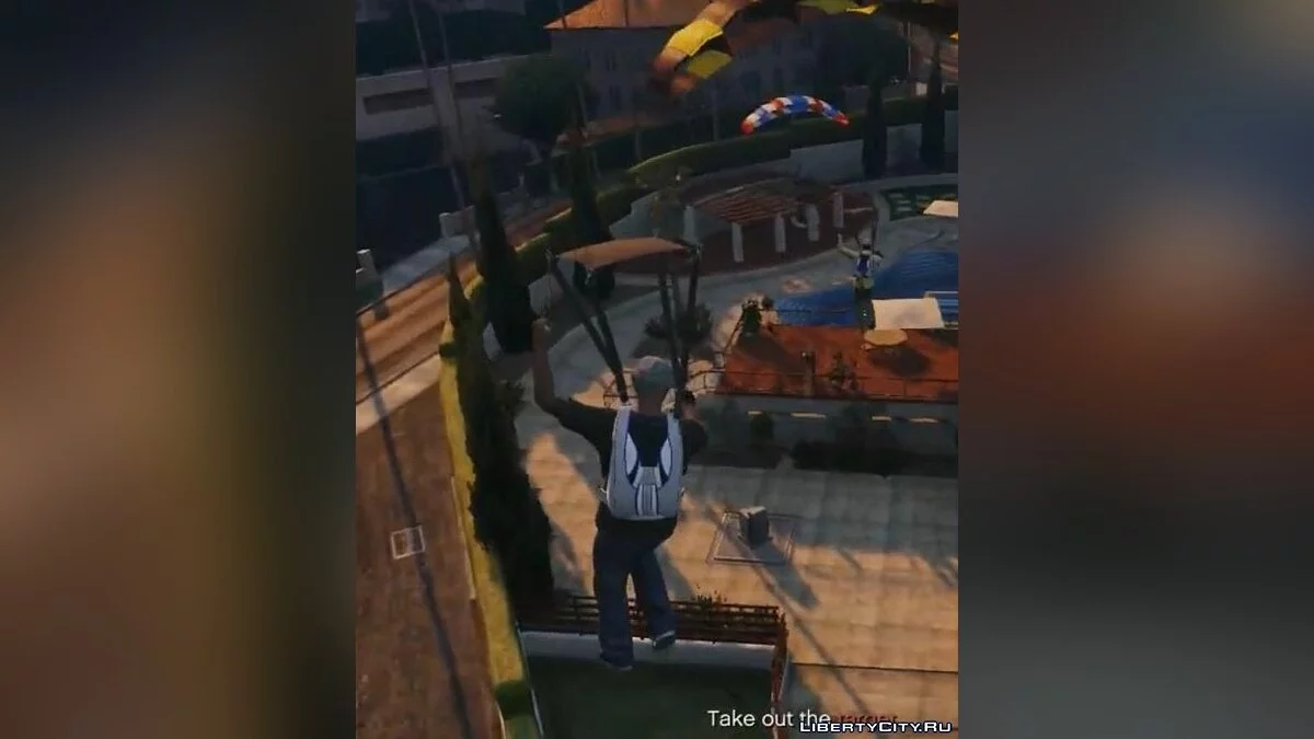 Парашют из GTA V для GTA SA / GTA San Andreas