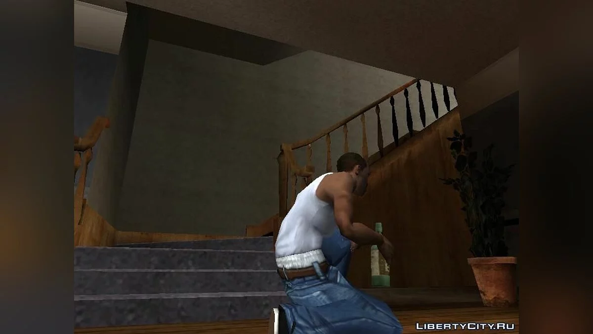 Бутылка пива вместо Дидло / GTA San Andreas