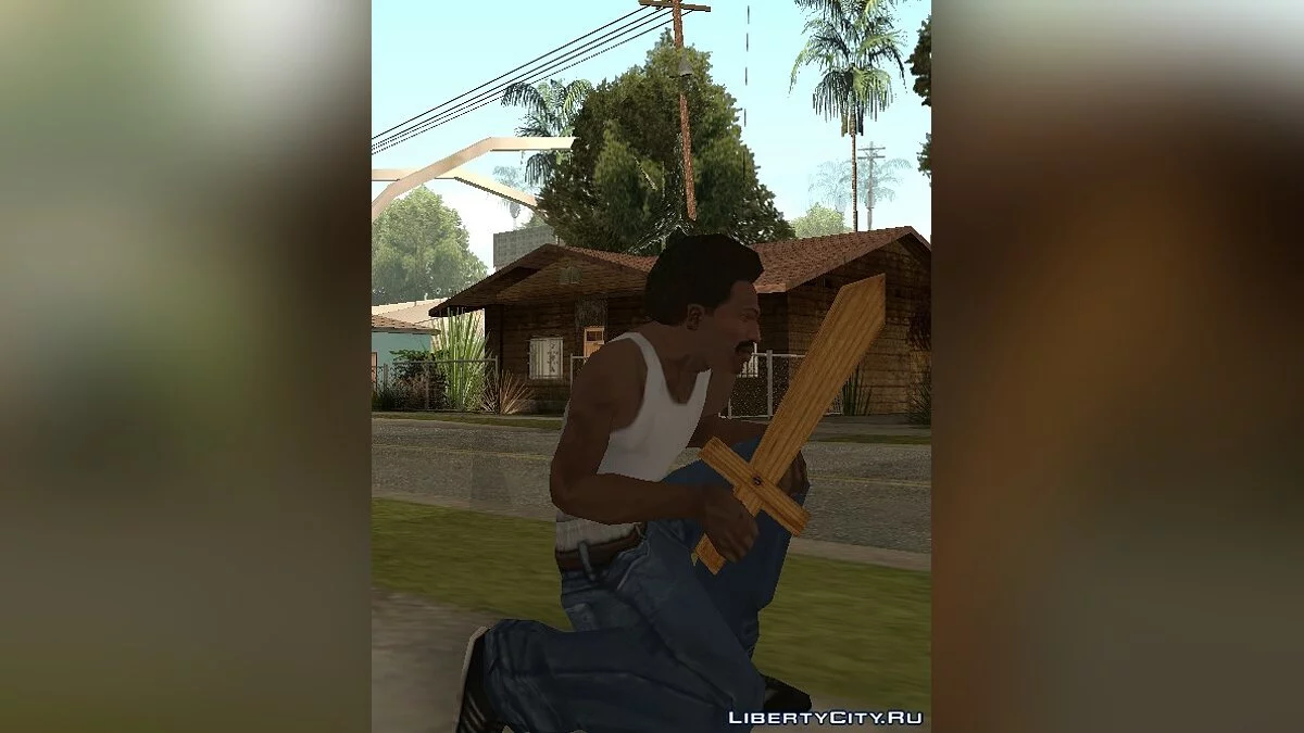 Деревянный меч / GTA San Andreas