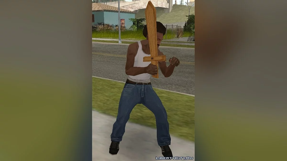 Деревянный меч / GTA San Andreas