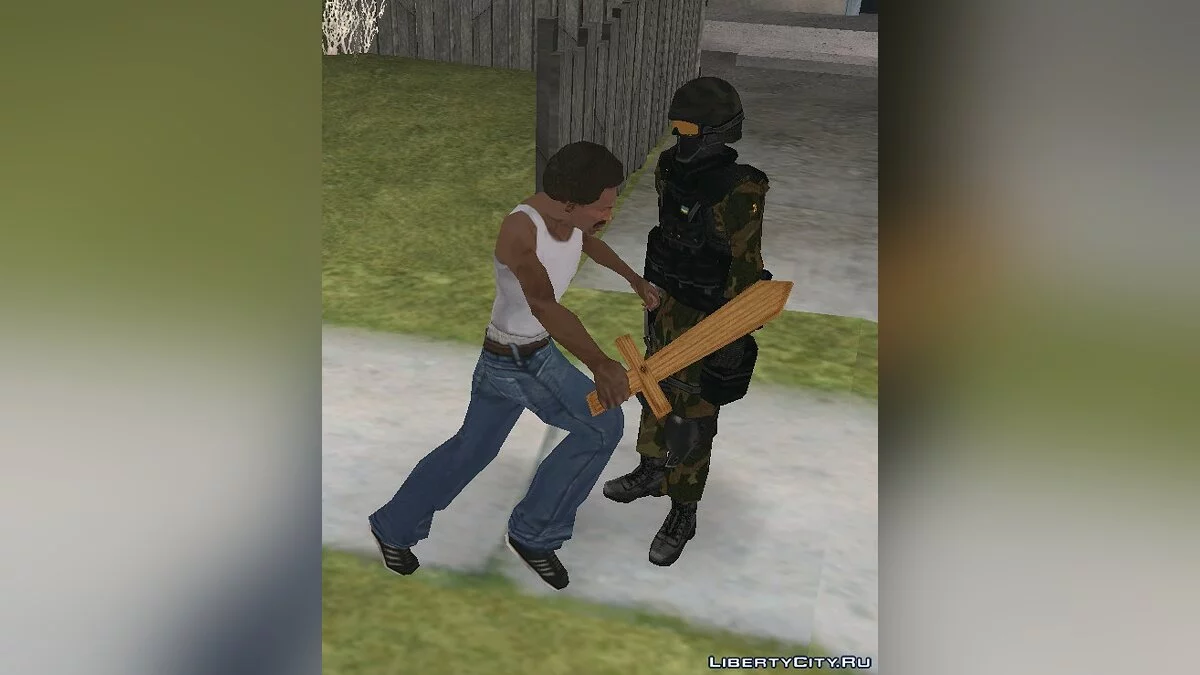 Деревянный меч / GTA San Andreas