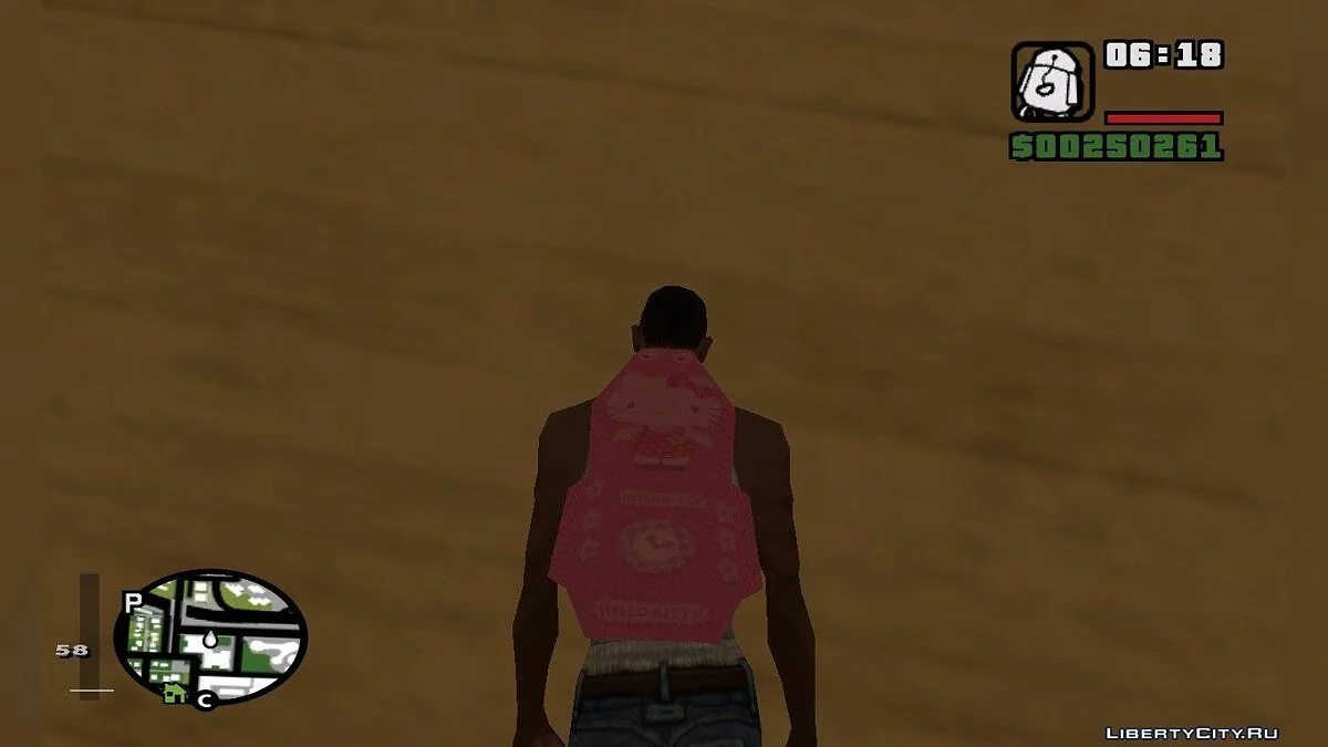 Парашют Hello Kitty / GTA San Andreas