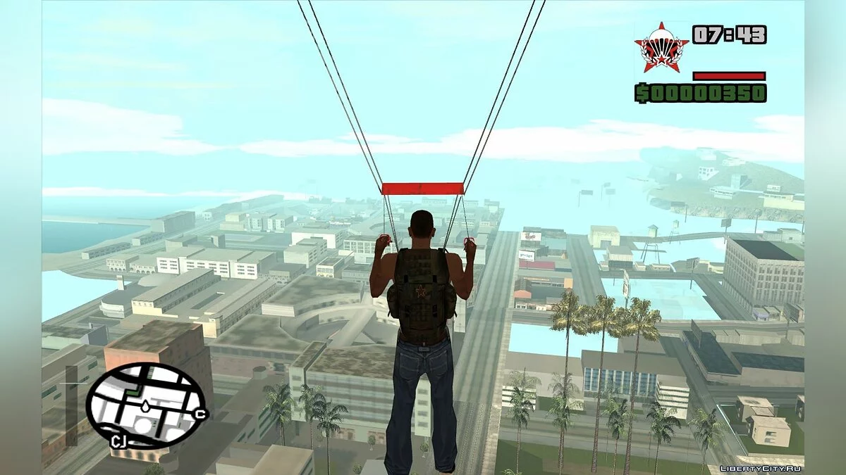 Парашют из CR DEMO / GTA San Andreas