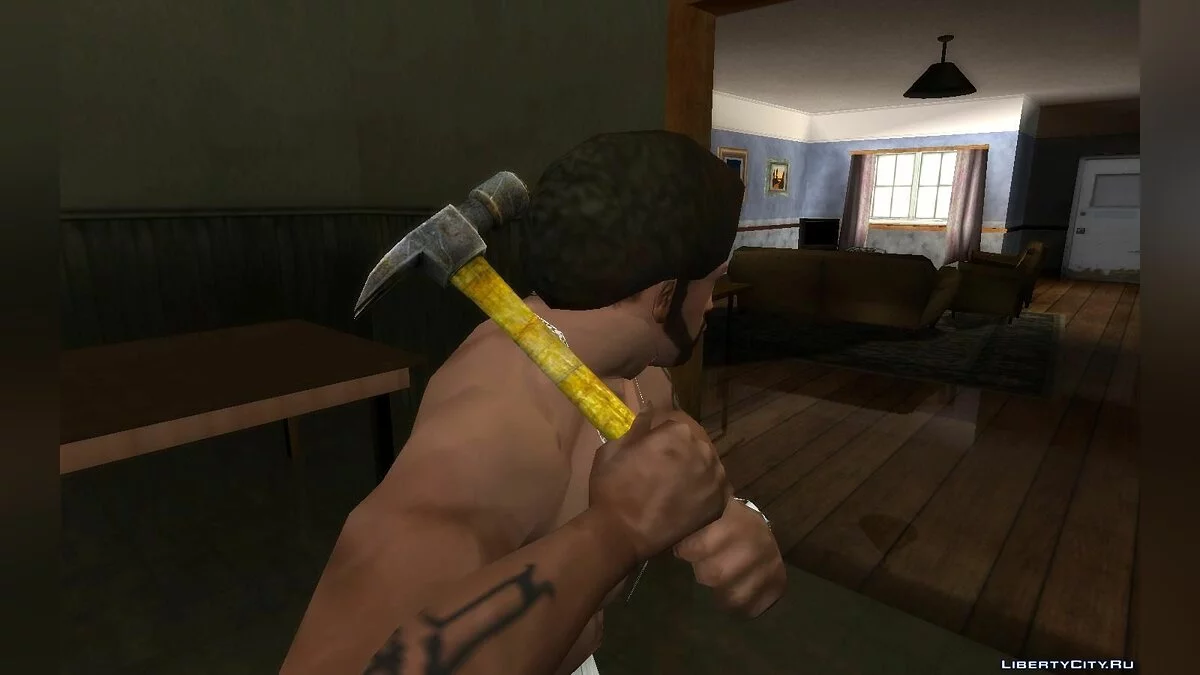 Молоток из игры Silent Hill: Downpour / GTA San Andreas