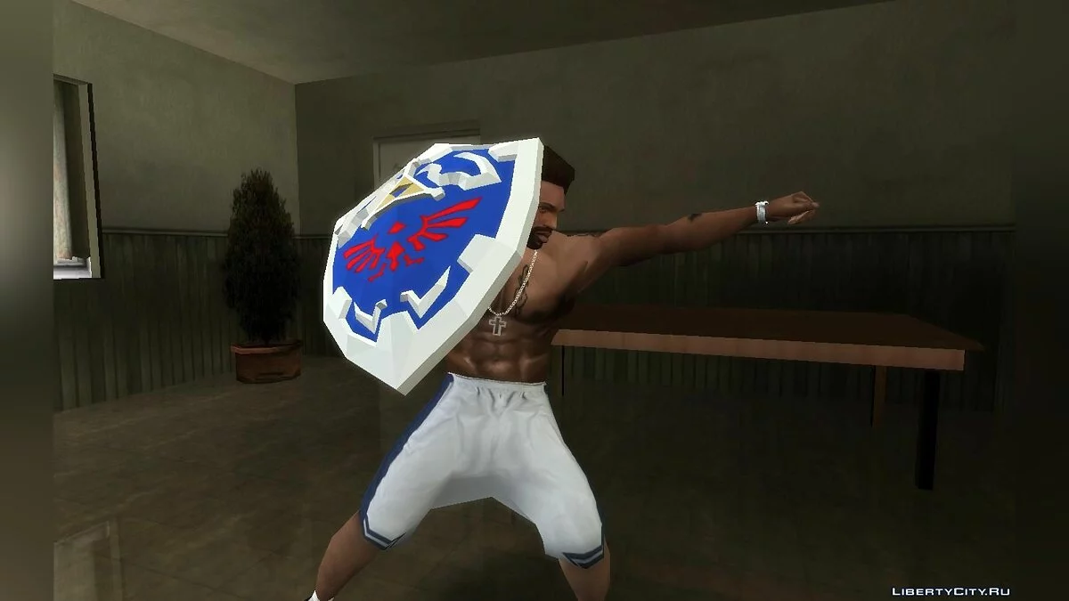 Щит из Legend of Zelda / GTA San Andreas
