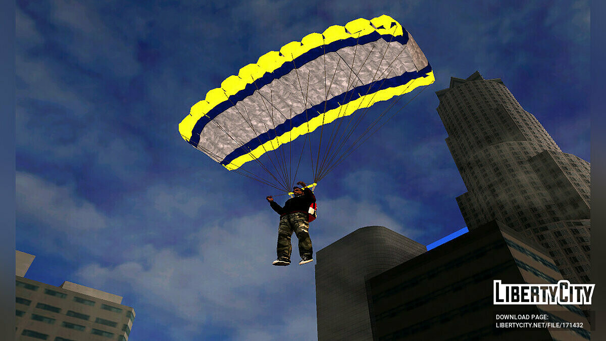 HD парашют для GTA San Andreas - Картинка #2