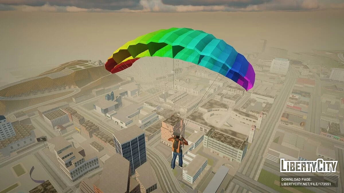 Парашют из GTA 5 / GTA San Andreas