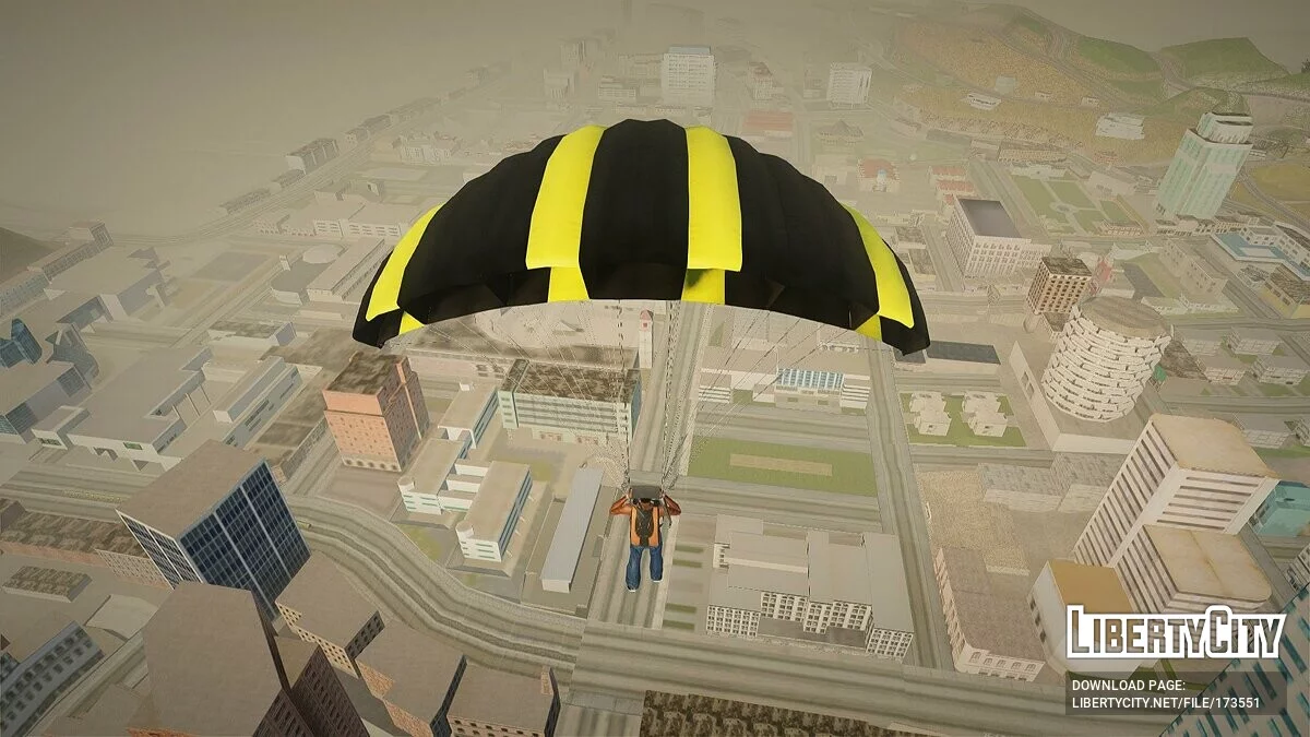 Парашют из GTA 5 / GTA San Andreas