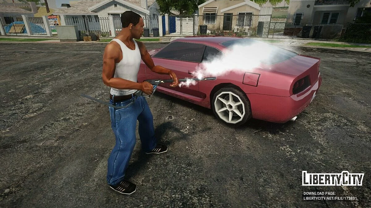 Пистолет для мойки транспорта / GTA San Andreas