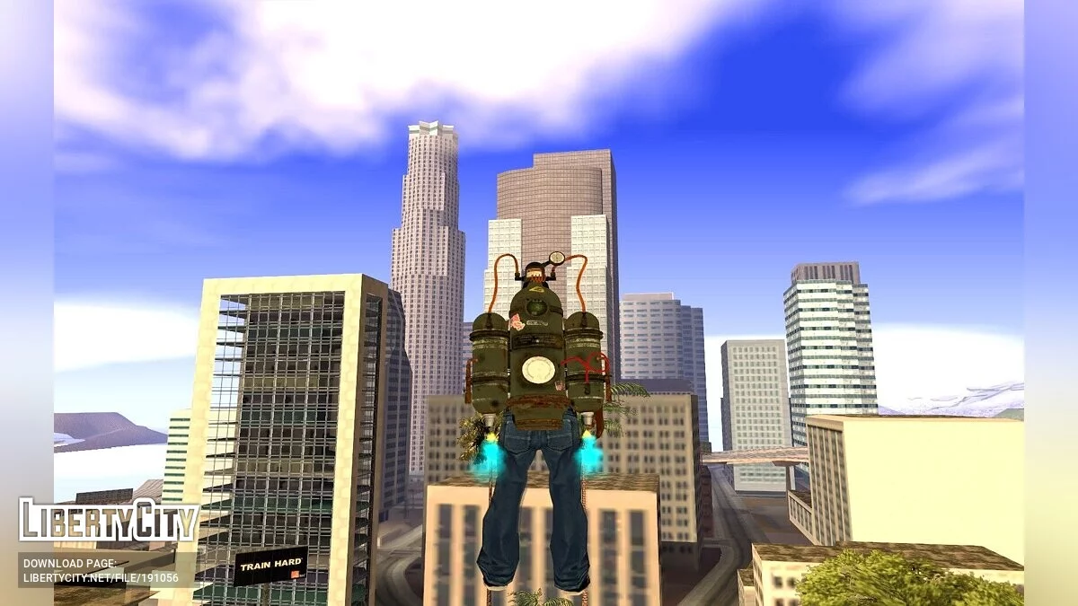 Реактивный ранец в стиле Steampunk / GTA San Andreas