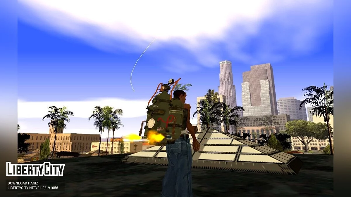 Реактивный ранец в стиле Steampunk / GTA San Andreas