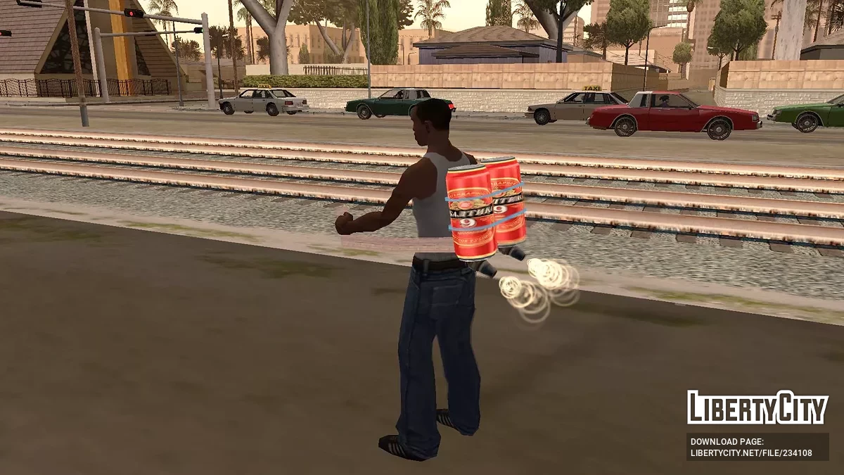 Реактивный ранец на Балтике / GTA San Andreas