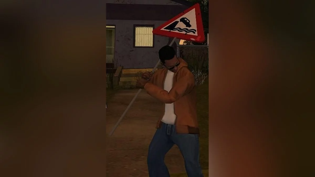 Дорожный знак / GTA San Andreas