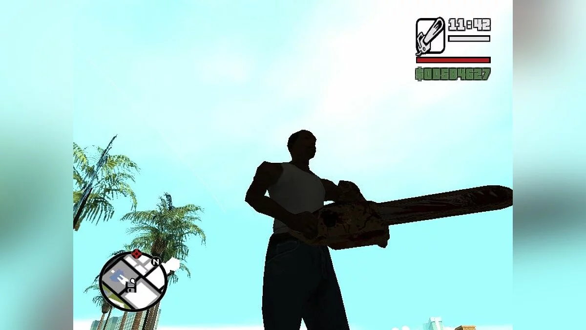 Бензопила из RE5 / GTA San Andreas