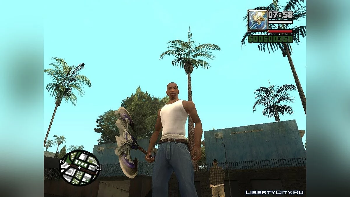 Топор из World of Warcraft / GTA San Andreas