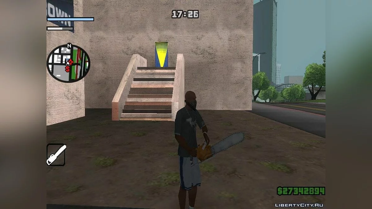 Бензопила из Saints row 2 / GTA San Andreas