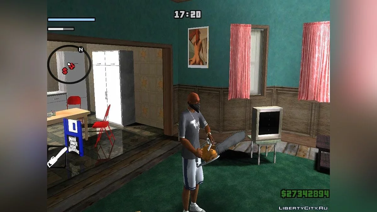 Бензопила из Saints row 2 / GTA San Andreas