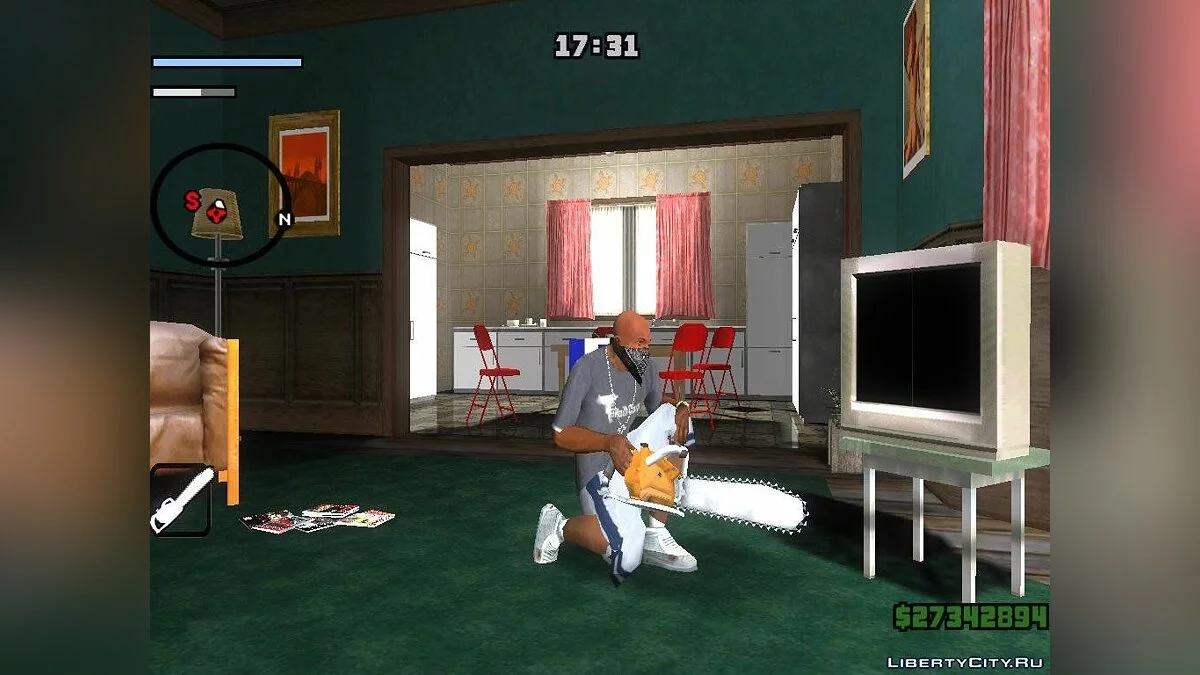 Бензопила из Saints row 2 / GTA San Andreas