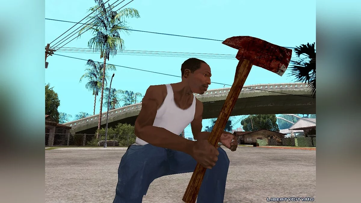 Топор из Penumbra: Black Plague / GTA San Andreas
