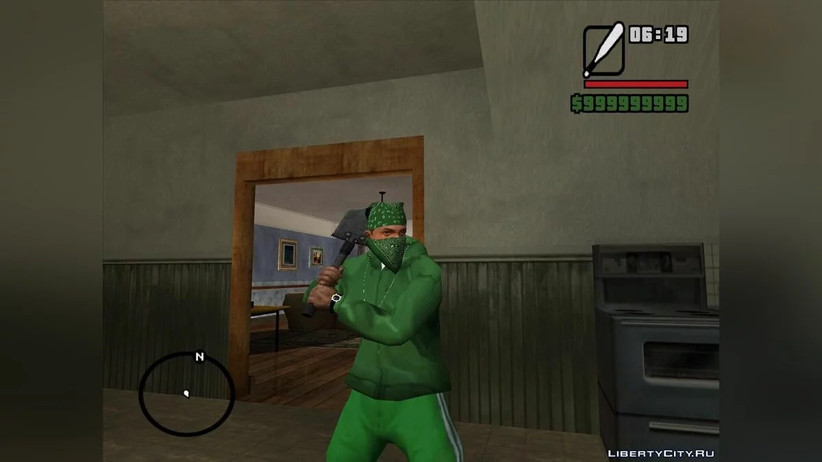 Cапёрная лопатка из Warface / GTA San Andreas