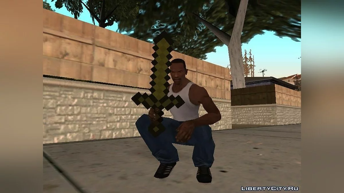 Мечи из Minecraft / GTA San Andreas