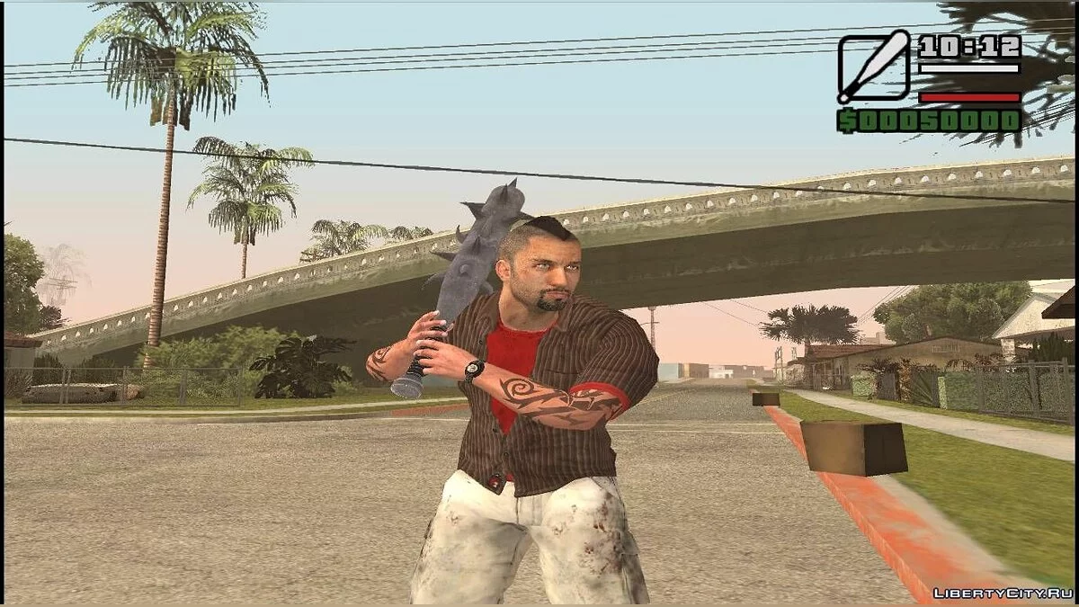 Бита с шипами / GTA San Andreas