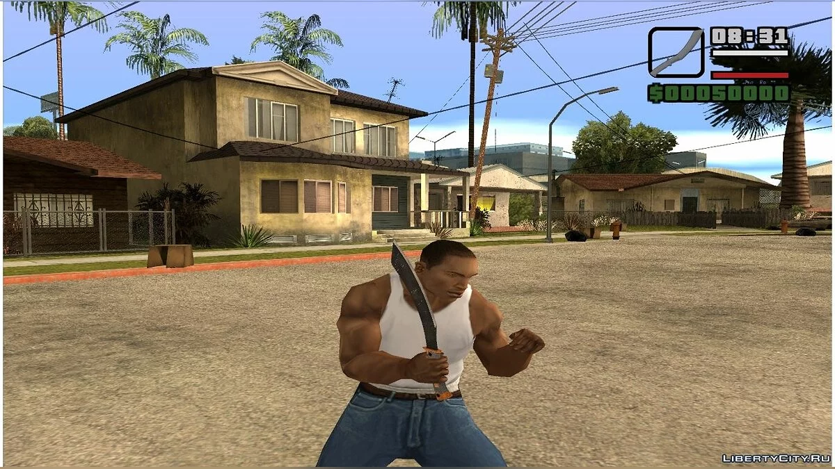 Knife Parang от марки GERBER / GTA San Andreas