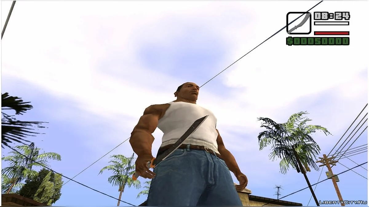 Knife Parang от марки GERBER / GTA San Andreas