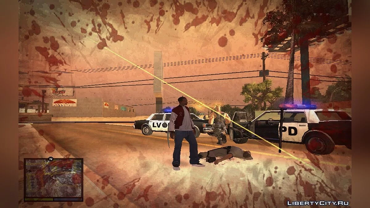 Нож солдата Гидры из игры X-Men The Official Game / GTA San Andreas