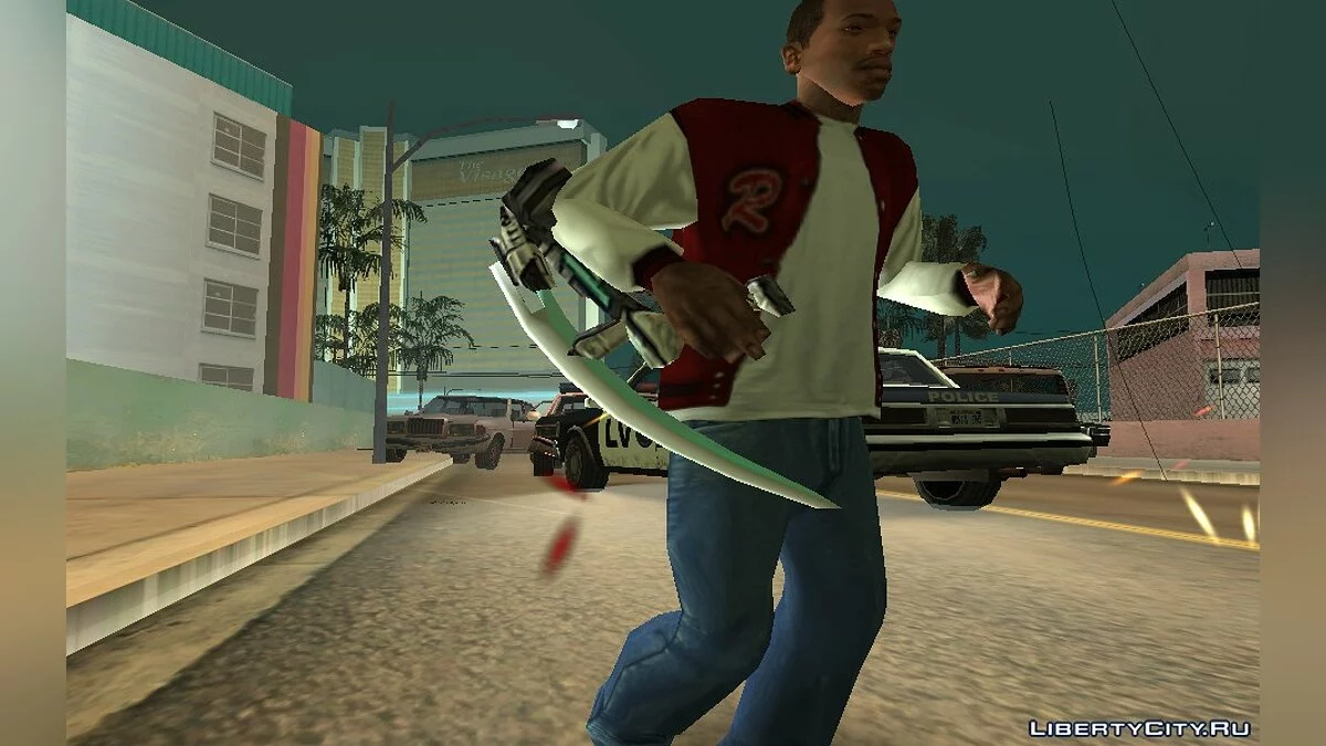 Нож солдата Гидры из игры X-Men The Official Game / GTA San Andreas