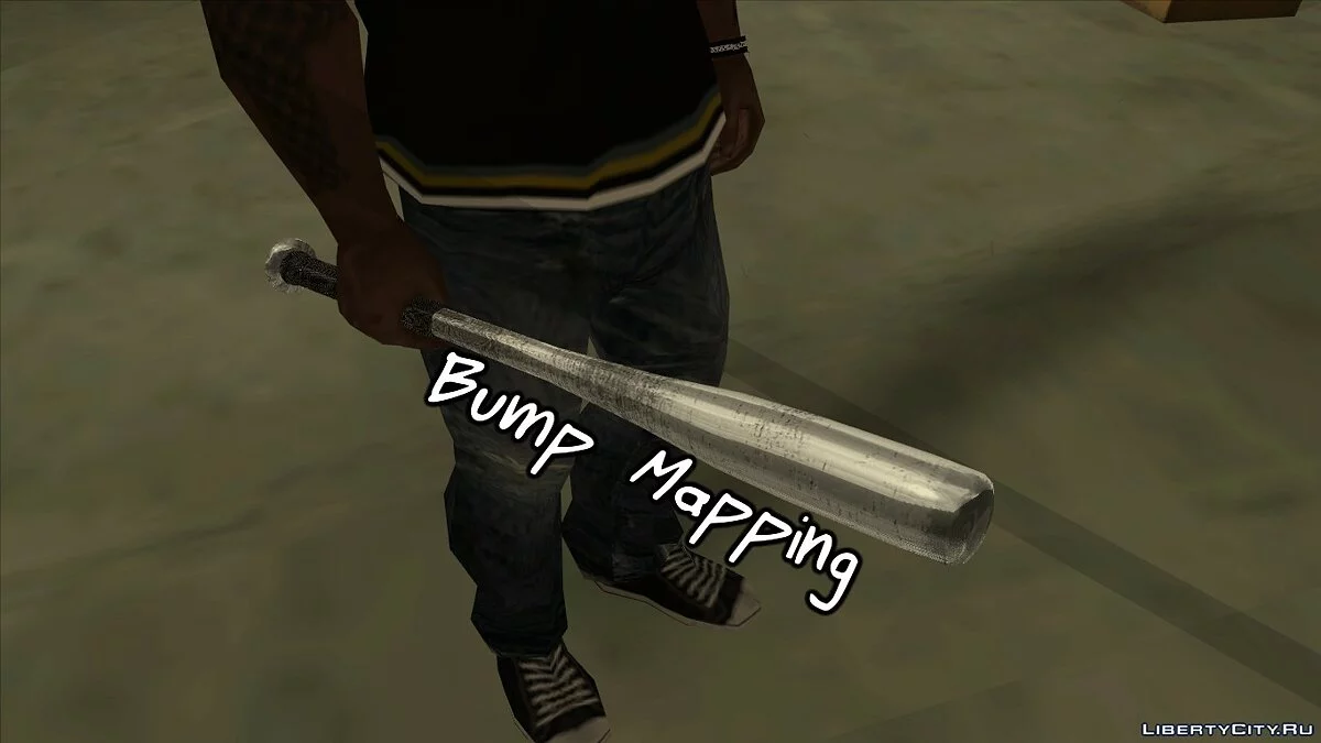 Baseball bat (Bump mapping) / GTA San Andreas
