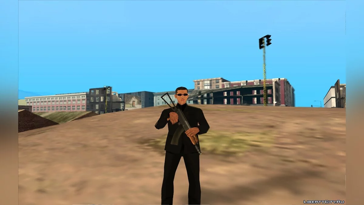Hitman 2 АК47 to San Andreas / GTA San Andreas